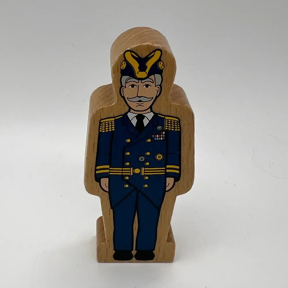 Admiral Thomas & Friends Wooden Railway Train Rare Figure Pirate Captain Vintage